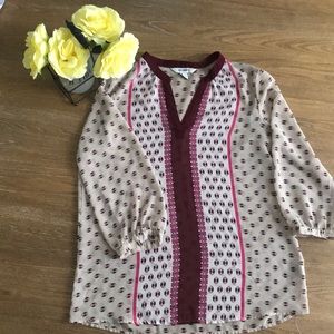 Sheer quarter sleeve blouse Old Navy